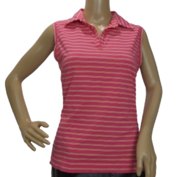 NIKE Golf Striped Shirt - Picture 1 of 5